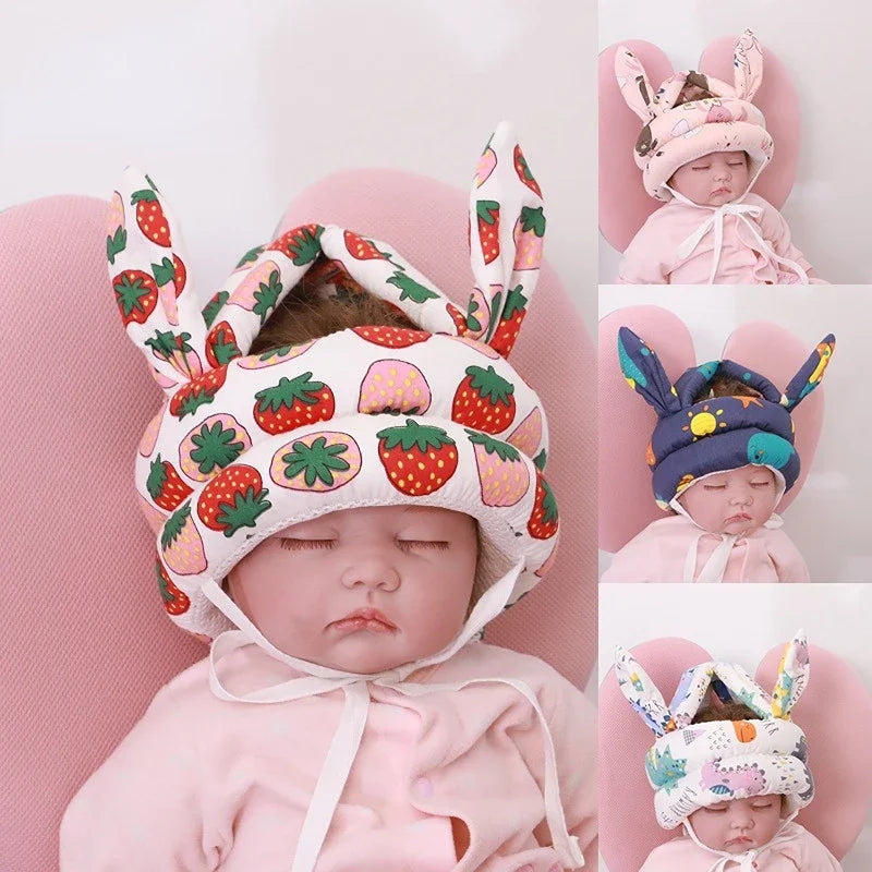 Nuovo casco di sicurezza per bambini Cappello di protezione per la testa Cuscino anticaduta per bambini I bambini imparano a camminare Cappellino protettivo regolabile