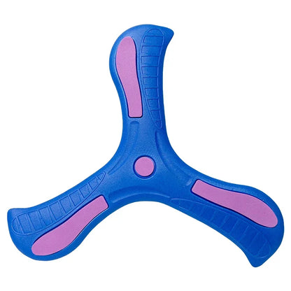 Bambini Boomerang Morbido Croce a tre foglie Giocattolo interattivo da esterno per bambini adulti Educazione precoce Puzzle Regalo di decompressione