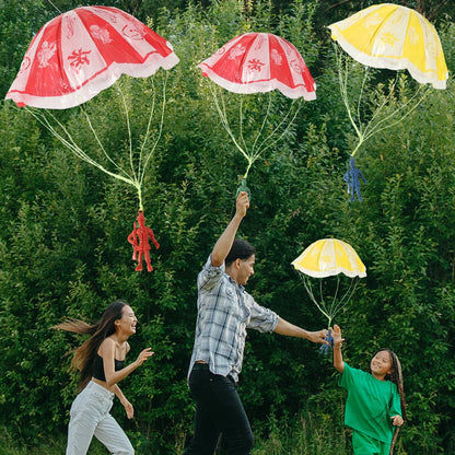 1-10pcs Bambini Lancio A Mano Paracadute Giocattoli Sport All'aria Aperta Lancio A Mano Giochi Airdrop Genitore-bambino Giocattoli Educativi Interattivi