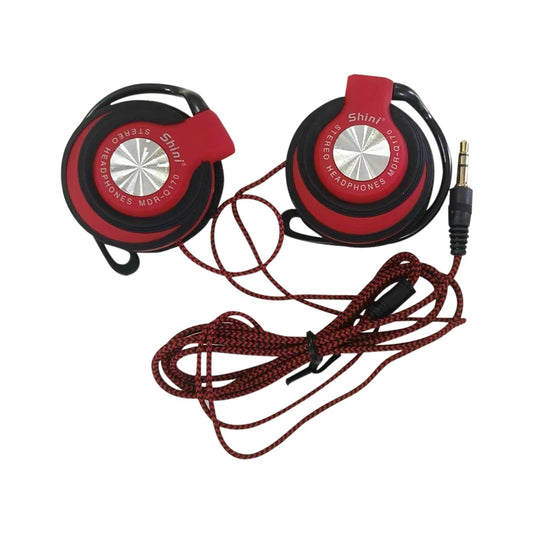 Q170 Cuffie cablate universali da 3,5 mm Cuffie HIFI per bassi pesanti Cuffie over-ear con gancio per l'orecchio regolabile Auricolari musicali