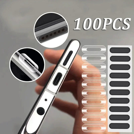 100/10pcs Porta di Ricarica Pellicola Della Protezione Adesivo per IPhone 13 12 11Pro Samsung Xiaomi Universale Del Telefono di Tipo-C adesivo antipolvere