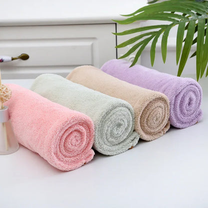 Asciugamano per capelli in microfibra magica ad asciugatura rapida Asciugamano per asciugatura rapida Asciugamano per donna Avvolgere la testa Assorbimento Cappello da bagno d'acqua