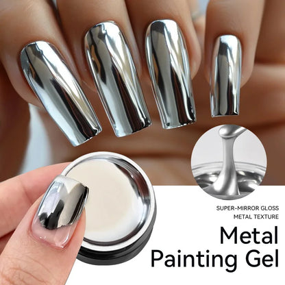 LILYCUTE Smalto per unghie gel glitterato Nero Argento Smalto gel con paillettes super brillanti Soak Off UV LED Gel UV semipermanente per unghie