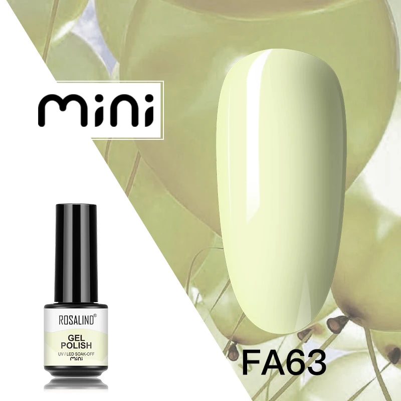 ROSALIND 120 colori smalto per unghie Glitter Shiny Base Gel Top Coat UV LED Gel Nail Art vernice Manicure Gel per unghie Semi permanente