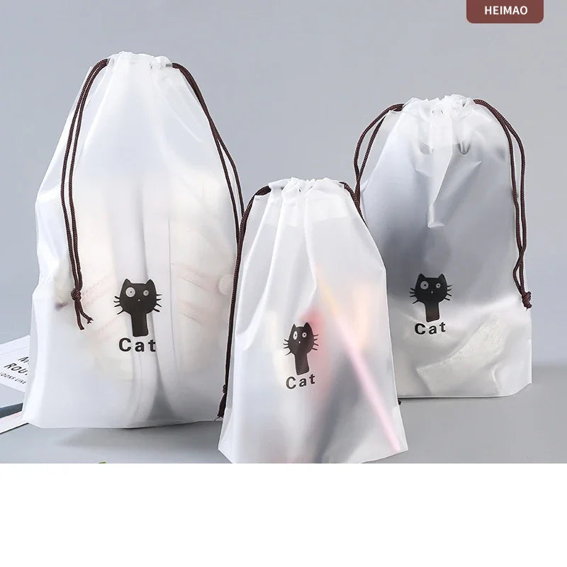 Borsa per cosmetici impermeabile in EVA Borsa da viaggio per donna con coulisse Borsa per trucco per nuoto Borsa per il bagno Borsa per il lavaggio Forniture per la spiaggia al mare
