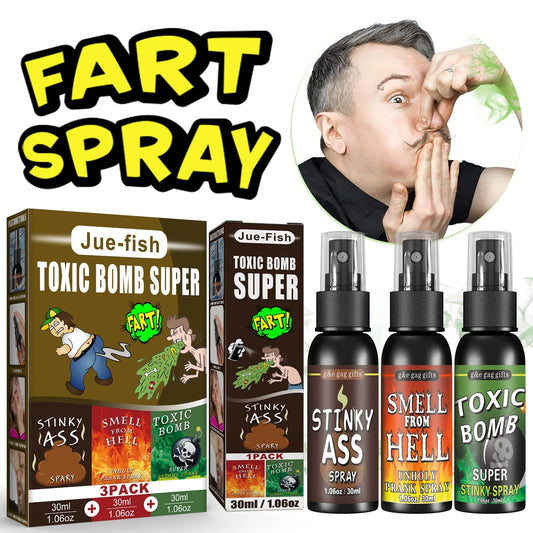 30ml Cacca Spray Creativo Liquido Scoreggia Gag Scherzo Scherzo Spray Giocattolo Divertente Non Tossico Puzzolente Bombe Extra Forte Puzzolente Spruzzo di Gas