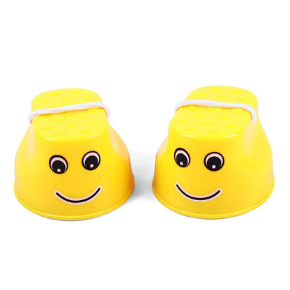 1 paio di trampoli da salto per sorriso per bambini Asilo Integrazione sensoriale Attrezzature per l'allenamento Giocattoli per la coordinazione dell'equilibrio per bambini