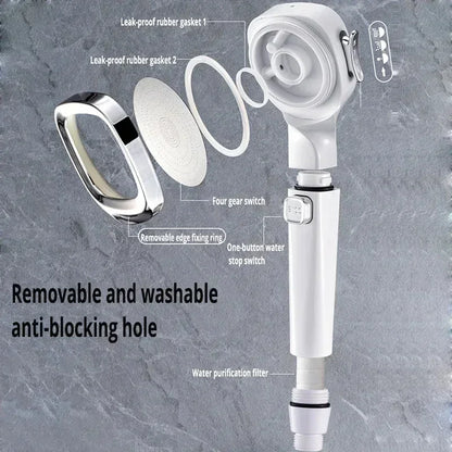 Xiaomi 2025 Nuovo Doccia Booster Soffione Potente Modalità Booster Docce Palmare Soffione Bagno Rubinetto Rubinetto Rubinetto Set di Accessori