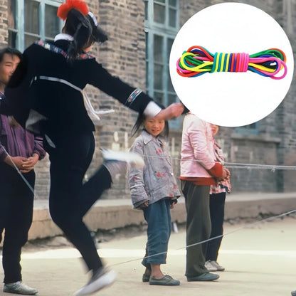 5-10m Corda per saltare Elastico Movimento Giocattolo Bambini Corda per saltare Corde Allenamento Salto Giocattoli per bambini Salto Allenamento Esercizio Nylon Ragazza Regalo