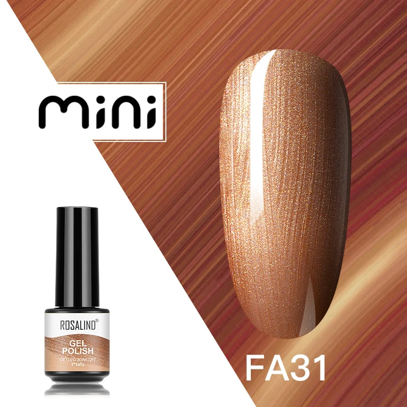 ROSALIND 120 colori smalto per unghie Glitter Shiny Base Gel Top Coat UV LED Gel Nail Art vernice Manicure Gel per unghie Semi permanente