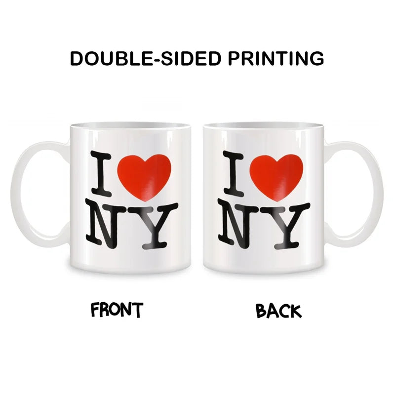 I Love NY Mugs For New York City Gifts novità caffè tazze da tè in ceramica bianco 11 oz