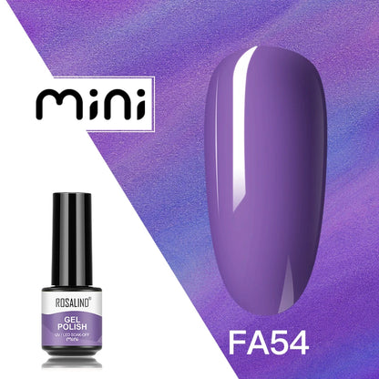 ROSALIND 120 colori smalto per unghie Glitter Shiny Base Gel Top Coat UV LED Gel Nail Art vernice Manicure Gel per unghie Semi permanente