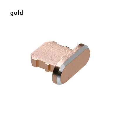 1PC porta di ricarica in metallo tappo antipolvere per iPhone15 14 13 12 11 X XR Max 8 7 Plus accessorio per telefono coperchio del cappuccio della spina di ricarica