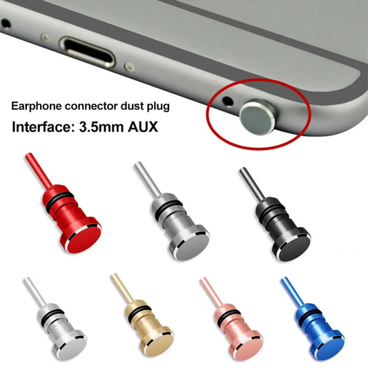 Spina jack per auricolari da 3,5 mm Connettore AUX Spina antipolvere Pin di rimozione scheda per iPhone 11 7/8plus/xr