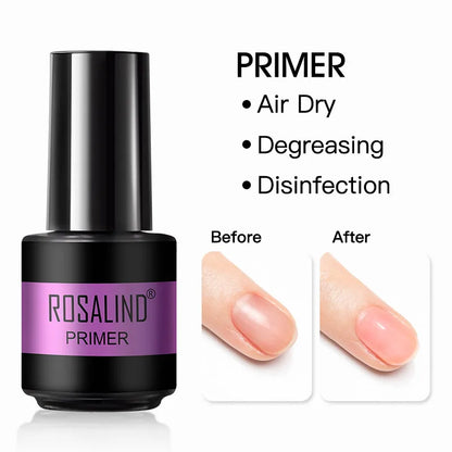 ROSALIND 120 colori smalto per unghie Glitter Shiny Base Gel Top Coat UV LED Gel Nail Art vernice Manicure Gel per unghie Semi permanente