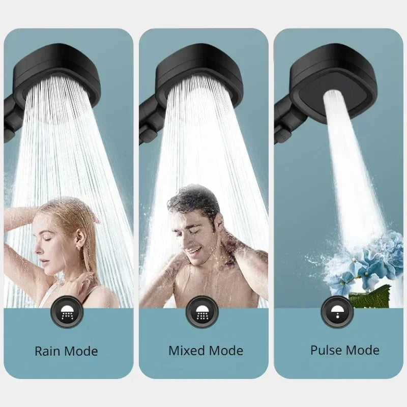 Xiaomi 2025 Nuovo Doccia Booster Soffione Potente Modalità Booster Docce Palmare Soffione Bagno Rubinetto Rubinetto Rubinetto Set di Accessori