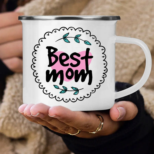 Best Mom smalto tazze mamma regali di compleanno Best Mom Ever Mug regalo per la festa della mamma per la mamma caffè tazze da tè tazza per bevande per la mamma