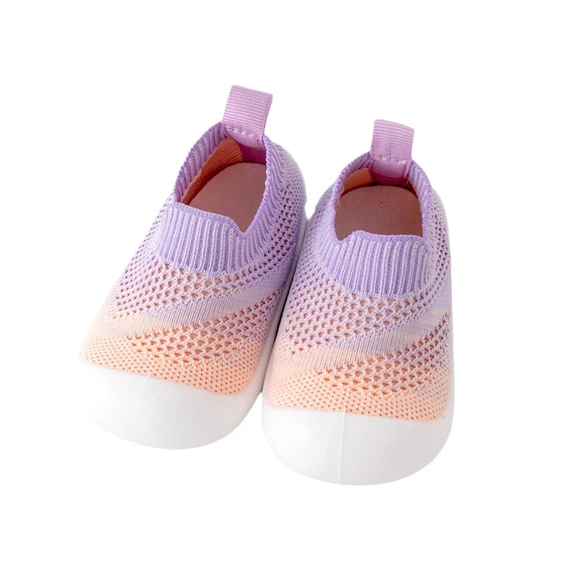 Nuovo colore sfumato semplice personalizzato scarpe da bambino per bambini scarpe da bambino antiscivolo per neonati e bambini