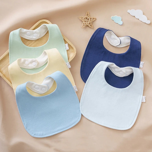 2/3 pezzi di cotone morbido bavaglini regolabili bavaglino neonato panni antirigurgito bandana sciarpa per bambini ragazzo ragazze alimentazione asciugamano saliva
