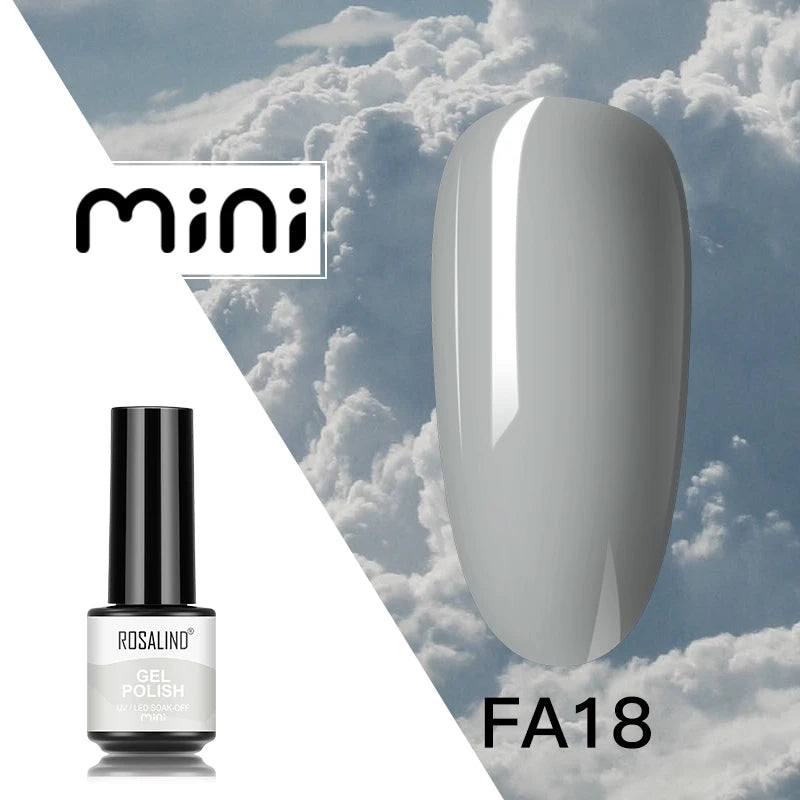 ROSALIND 120 colori smalto per unghie Glitter Shiny Base Gel Top Coat UV LED Gel Nail Art vernice Manicure Gel per unghie Semi permanente