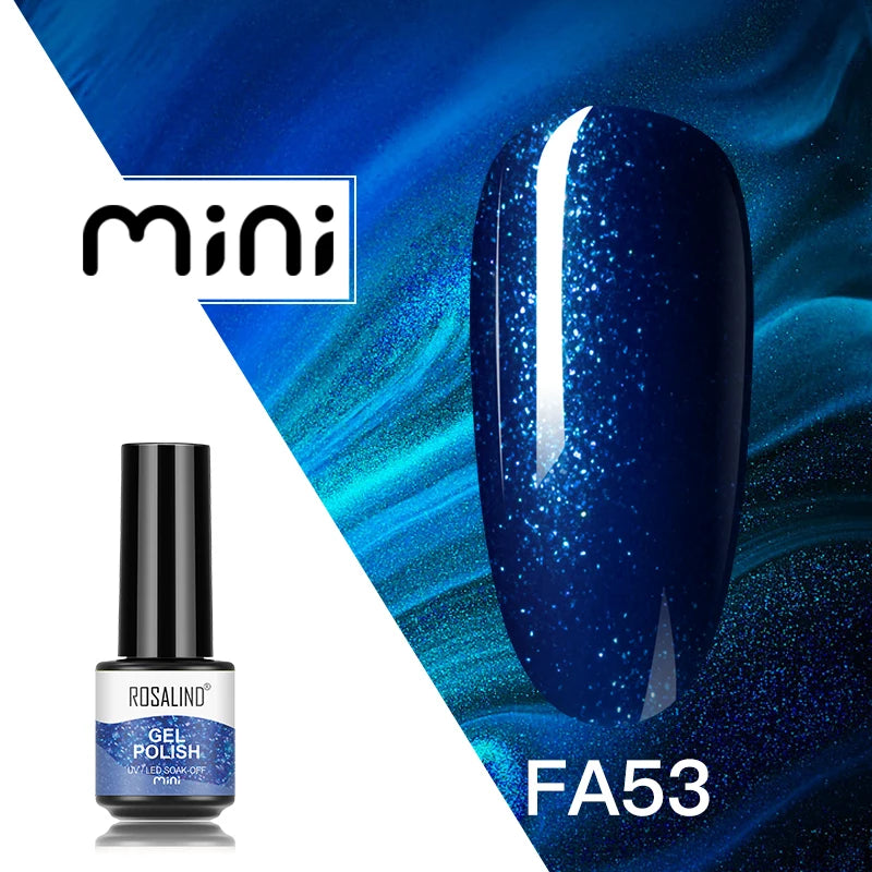 ROSALIND 120 colori smalto per unghie Glitter Shiny Base Gel Top Coat UV LED Gel Nail Art vernice Manicure Gel per unghie Semi permanente