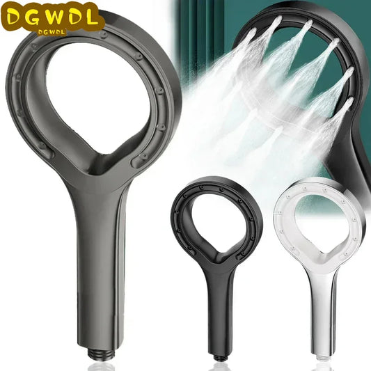 Soffione doccia a spruzzo per bagno Doccia portatile pressurizzata Miscelatore booster a pannello grande Accessori per rubinetti per doccia da bagno Strumento da bagno