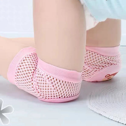 Bambini Ragazza Ragazzo Gomito strisciante Per i più piccoli Ginocchiere per bambini Maglia di sicurezza Ginocchiera Protezione Scaldamuscoli Cuscino Legging Neonati Bambini