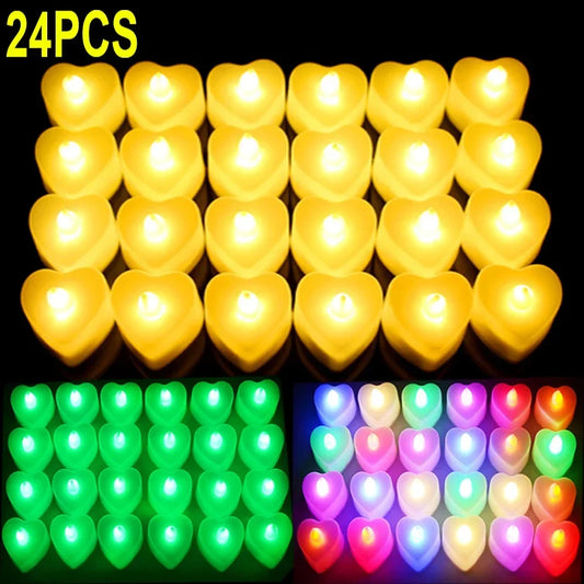 4/1PCS LED a lume di candela alimentato a batteria senza fiamma tremolante piccola tealight matrimonio romantico festa di compleanno decorazione domestica