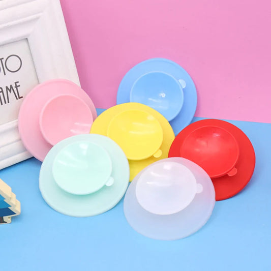 Ciotola per l'alimentazione del bambino Cuscinetti antiscivolo Forte ventosa su due lati Base per tappetini per ventosa in silicone per bambini