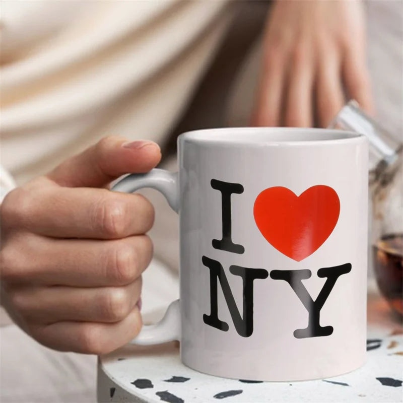 I Love NY Mugs For New York City Gifts novità caffè tazze da tè in ceramica bianco 11 oz