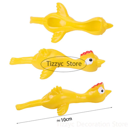 Dito Catapulta Dinosauro Turchia Romanzo e divertimento Scherzo Giocattolo di gomma morbida Scuola materna Gioco per bambini Giocattoli Giocattoli di decompressione per adulti