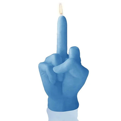 1 pz nuovo modello a forma di dito medio candele profumate divertenti peculici piccoli regali decorazioni per la casa ornamenti candela di compleanno