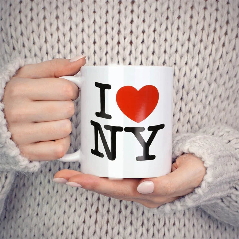 I Love NY Mugs For New York City Gifts novità caffè tazze da tè in ceramica bianco 11 oz