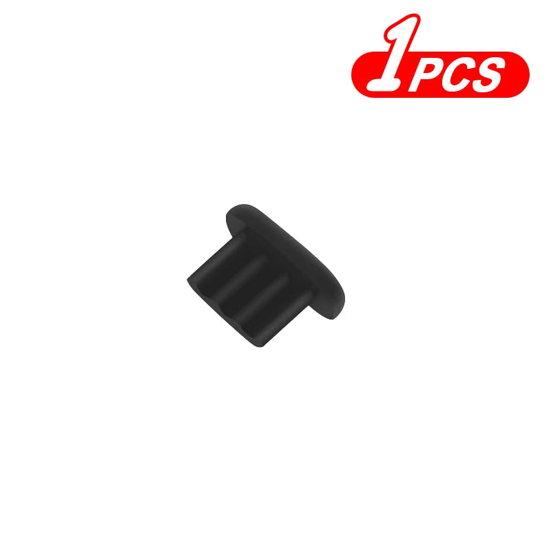 Tappo di polvere in silicone/porta di ricarica del telefono/Adatto per iPad Air/iPhone 14 Plus 13 12 Mini 11 Pro Max XR/  Adatto per spine morbide della porta micro USB