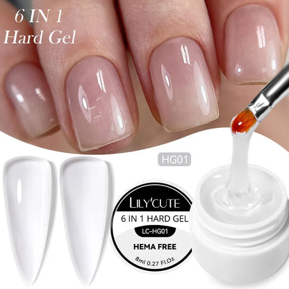 LILYCUTE Smalto per unghie gel glitterato Nero Argento Smalto gel con paillettes super brillanti Soak Off UV LED Gel UV semipermanente per unghie