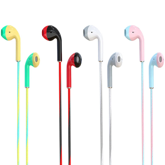 Cuffie cablate da 3,5 mm con auricolari bassi Auricolari stereo Musica Sport Cuffie da gioco con microfono per Xiaomi IPhone Huawei Samsung