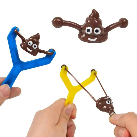 1-5PCS Divertente Tiro Fionda Scherzo Cacca Finta Cacca Gioco Antistress Festa dei bambini Giocattolo di decompressione Regalo di compleanno per bambini