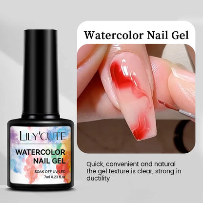 LILYCUTE Smalto per unghie gel glitterato Nero Argento Smalto gel con paillettes super brillanti Soak Off UV LED Gel UV semipermanente per unghie