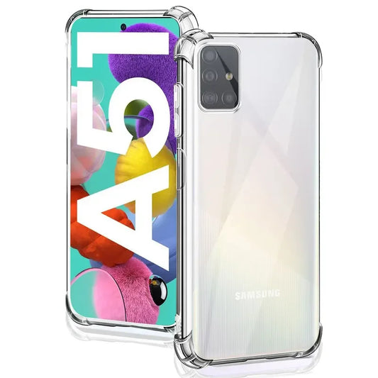 Per Samsung Galaxy A51 4G custodia in silicone morbido antiurto cover posteriore trasparente custodie per telefoni trasparenti per galaxyA51Fundas Coque capa