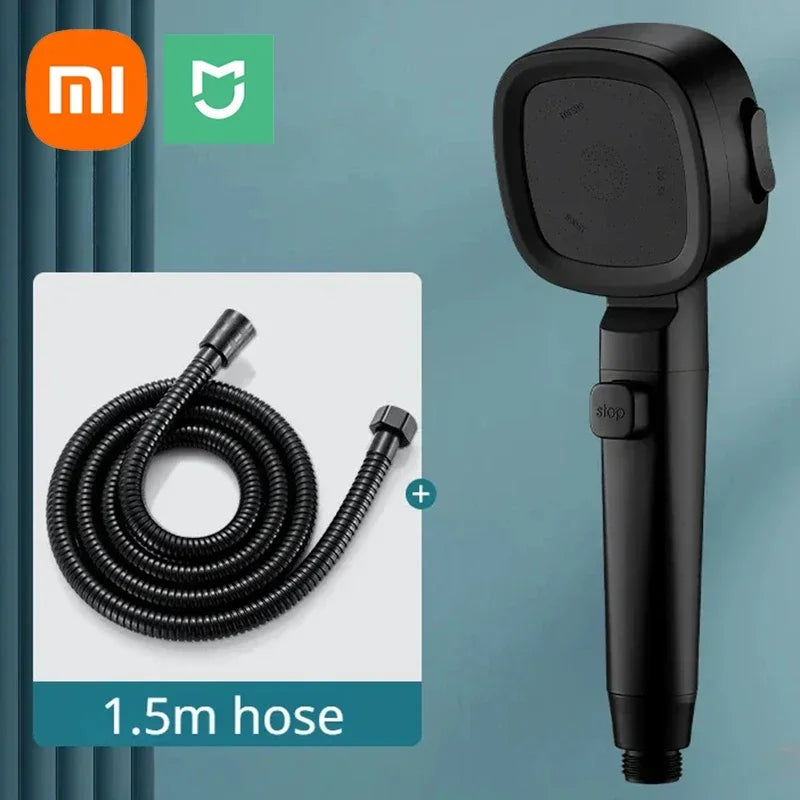 Xiaomi 2025 Nuovo Doccia Booster Soffione Potente Modalità Booster Docce Palmare Soffione Bagno Rubinetto Rubinetto Rubinetto Set di Accessori