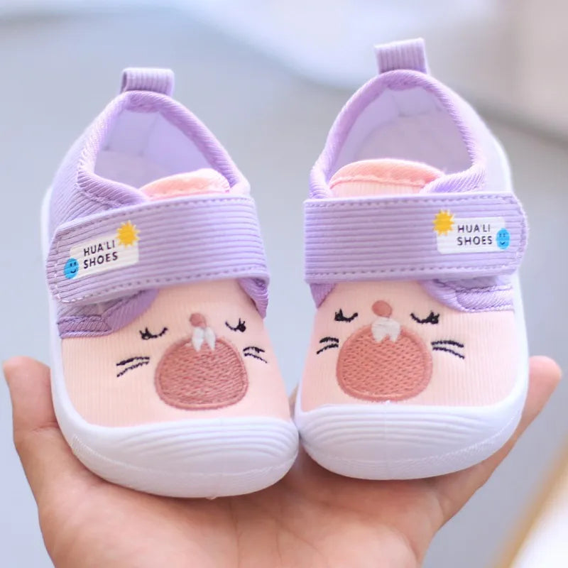 Infantile Bambini Del Bambino Del Fumetto Anti Calci Scarpe Funzionali Suola Morbida Squeaky Scarpe Da Ginnastica Ragazzo Mocassini Causali Della Ragazza Del Bambino Scarpe Antiscivolo