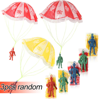 1-10pcs Bambini Lancio A Mano Paracadute Giocattoli Sport All'aria Aperta Lancio A Mano Giochi Airdrop Genitore-bambino Giocattoli Educativi Interattivi