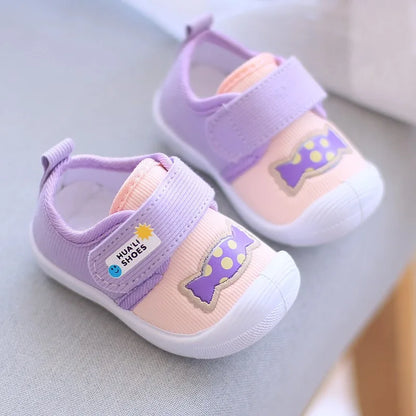 Infantile Bambini Del Bambino Del Fumetto Anti Calci Scarpe Funzionali Suola Morbida Squeaky Scarpe Da Ginnastica Ragazzo Mocassini Causali Della Ragazza Del Bambino Scarpe Antiscivolo