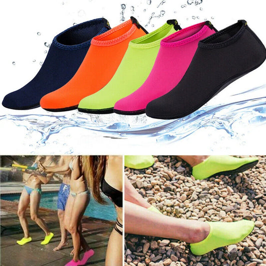 Sandali da spiaggia unisex Calzini da acqua Sneakers a piedi nudi Pesca all'aperto Nuoto Bicicletta Scarpe da acqua ad asciugatura rapida Calzini da sub