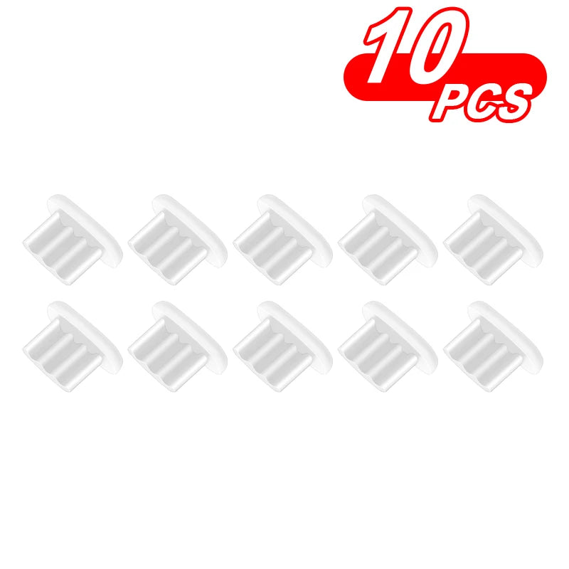 Tappo di polvere in silicone/porta di ricarica del telefono/Adatto per iPad Air/iPhone 14 Plus 13 12 Mini 11 Pro Max XR/  Adatto per spine morbide della porta micro USB