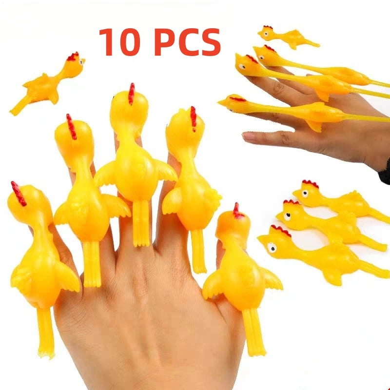 Dito Catapulta Dinosauro Turchia Romanzo e divertimento Scherzo Giocattolo di gomma morbida Scuola materna Gioco per bambini Giocattoli Giocattoli di decompressione per adulti