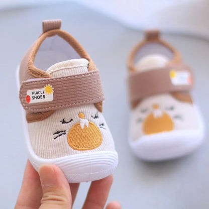 Infantile Bambini Del Bambino Del Fumetto Anti Calci Scarpe Funzionali Suola Morbida Squeaky Scarpe Da Ginnastica Ragazzo Mocassini Causali Della Ragazza Del Bambino Scarpe Antiscivolo