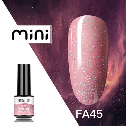 ROSALIND 120 colori smalto per unghie Glitter Shiny Base Gel Top Coat UV LED Gel Nail Art vernice Manicure Gel per unghie Semi permanente
