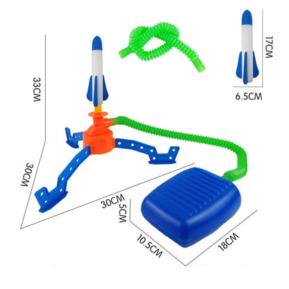 Giocattoli a razzo volante Piedi Passeggiare sul cielo Lanciatore Volare Giochi di puzzle interattivi genitore-figlio Bambini Sport all'aria aperta Ragazzi Giocattoli