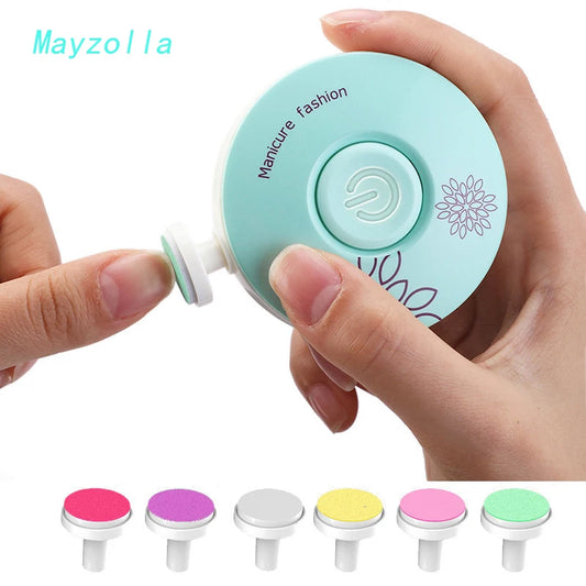 Tagliaunghie elettrico per bambini Strumento per lucidare le unghie per bambini Forbici per manicure per neonati Kit per l'igiene del bambino Tagliaunghie per neonati per neonato
